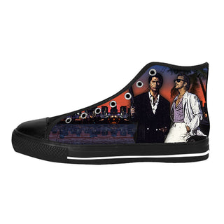 Miami Vice Shoes & Sneakers - Custom Miami Vice Canvas Shoes - TeeAmazing