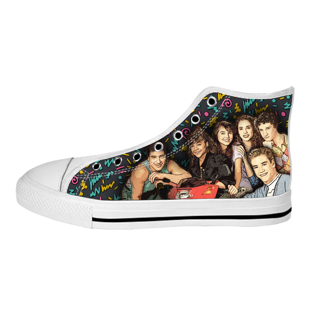 Saved by the Bell Shoes & Sneakers - Custom Saved by the Bell Canvas Shoes - TeeAmazing