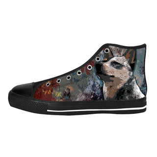 Heeler Dog Shoes & Sneakers - Custom Australian Cattle Dog Canvas Shoes - TeeAmazing