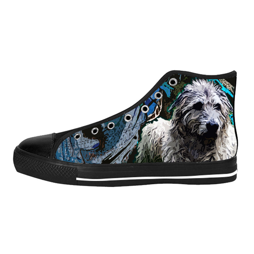 Irish Wolfhound Shoes & Sneakers - Custom Irish Wolfhound Canvas Shoes - TeeAmazing