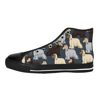 Afghan Hound Shoes & Sneakers - Custom Afghan Hound Canvas Shoes - TeeAmazing