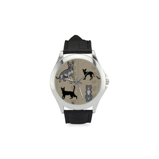 Lykoi Women's Classic Leather Strap Watch - TeeAmazing