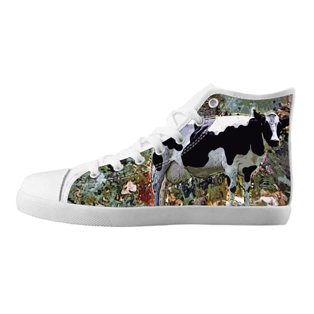 Cow Shoes & Sneakers - Custom Cow Canvas Shoes - TeeAmazing