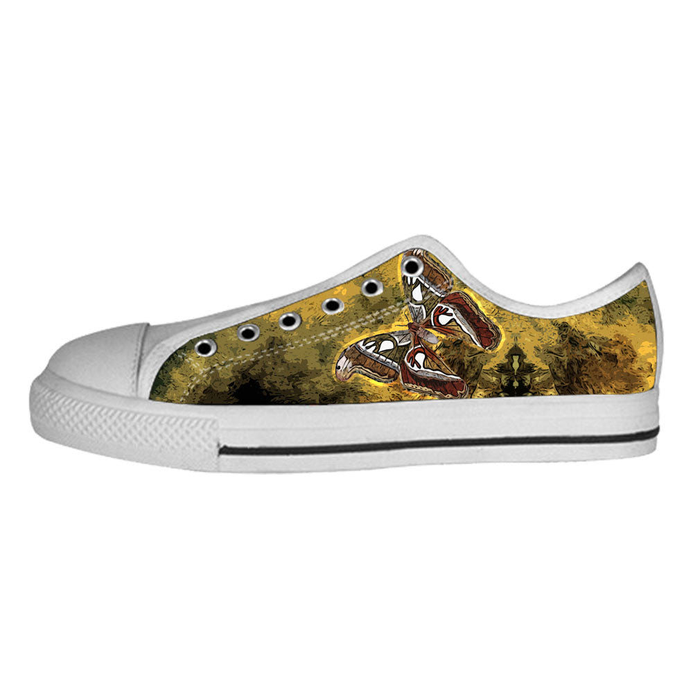 Butterfly Shoes & Sneakers - Custom Butterfly Canvas Shoes - TeeAmazing