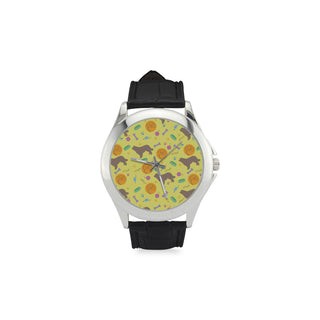 Newfoundland Pattern Women's Classic Leather Strap Watch - TeeAmazing