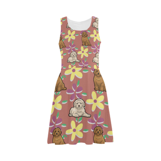 Labradoodle Flower Atalanta Sundress - TeeAmazing