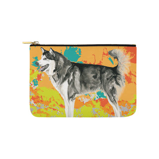 Alaskan Malamute Water Colour No.2 Carry-All Pouch 9.5x6 - TeeAmazing