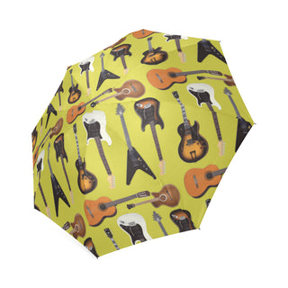 Guitar Pattern Foldable Umbrella - TeeAmazing