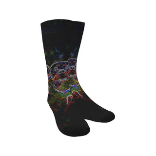 Rottweiler Glow Design 1 Trouser Socks - TeeAmazing