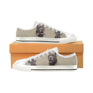 Cane Corso Lover White Women's Classic Canvas Shoes - TeeAmazing