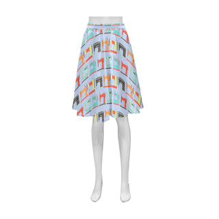 Sewing Machine Pattern Athena Women's Short Skirt - TeeAmazing