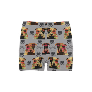 Pit Bull Pop Art Pattern No.1 Briseis Skinny Shorts - TeeAmazing