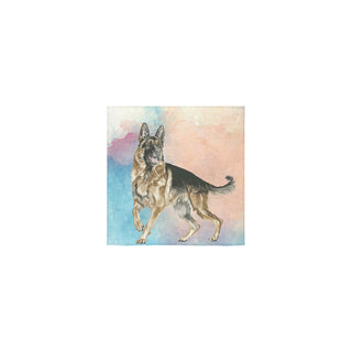 German Shepherd Water Colour No.1 Square Towel 13x13 - TeeAmazing