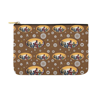 Power Ranger Pattern Carry-All Pouch 12.5x8.5 - TeeAmazing