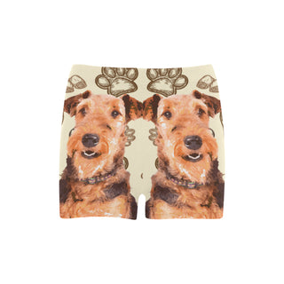 Airedale Terrier Briseis Skinny Shorts (Model L04) - TeeAmazing