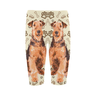 Airedale Terrier Hestia Cropped Leggings (Model L03) - TeeAmazing