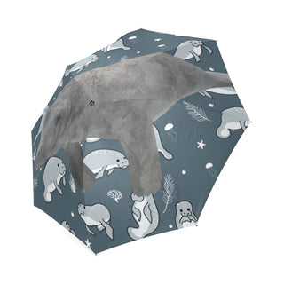 Manatee Foldable Umbrella - TeeAmazing