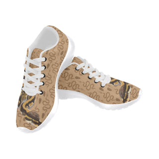 Python White Sneakers Size 13-15 for Men - TeeAmazing