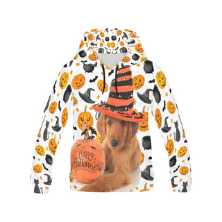 Golden Retriever Halloween V2 All Over Print Hoodie for Men - TeeAmazing