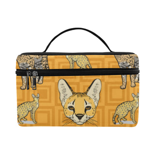 Savannah Cat Cosmetic Bag/Large - TeeAmazing