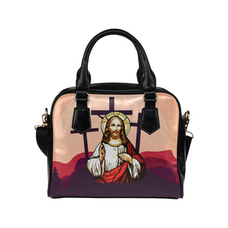 Jesus Shoulder Handbag - TeeAmazing