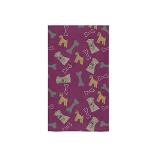 Soft Coated Wheaten Terrier Pattern Custom Towel 16"x28" - TeeAmazing