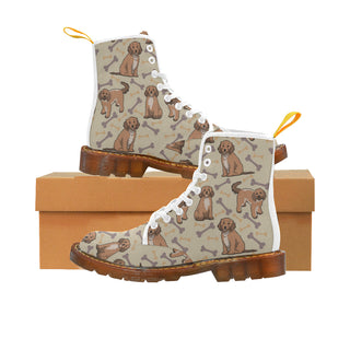 Cockapoo White Boots For Women - TeeAmazing