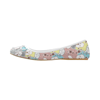 Poodle Pattern Juno Ballet Pumps - TeeAmazing