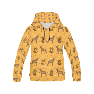 Rottweiler Pattern All Over Print Hoodie for Men - TeeAmazing