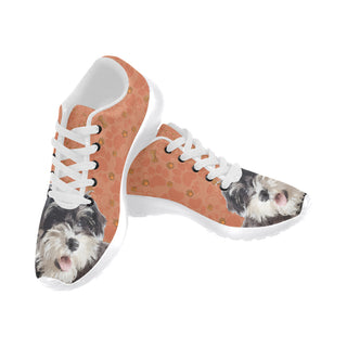 Miniature Schnauzer White Sneakers Size 13-15 for Men - TeeAmazing