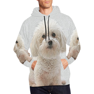 Bichon Frise Lover All Over Print Hoodie for Men - TeeAmazing