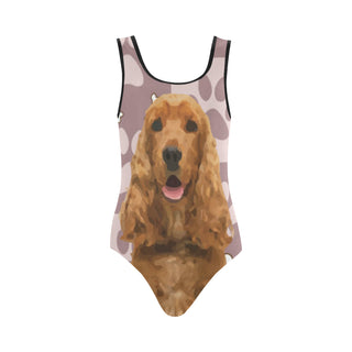 American Cocker Spaniel Vest One Piece Swimsuit - TeeAmazing