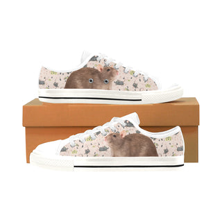 Rats White Men's Classic Canvas Shoes/Large Size - TeeAmazing