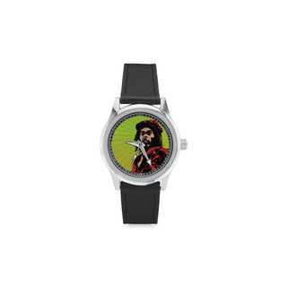Bob Marley Kid's Stainless Steel Leather Strap Watch - TeeAmazing