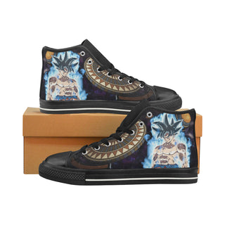 Goku Limit Breaker DBZ Black High Top Canvas Women's Shoes/Large Size - TeeAmazing