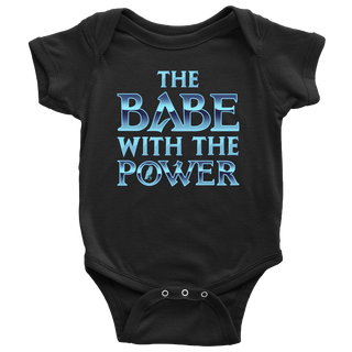 The Babe With The Power Baby Onesie - Labyrinth Shirts - TeeAmazing