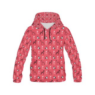 Great Dane Pattern All Over Print Hoodie for Women - TeeAmazing