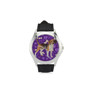 Beagle Women's Classic Leather Strap Watch - TeeAmazing