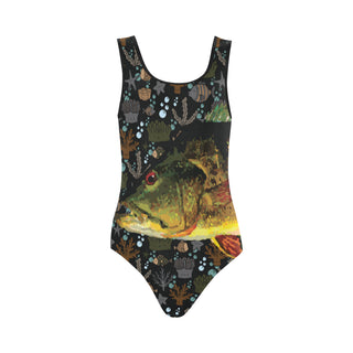 Fish Vest One Piece Swimsuit - TeeAmazing