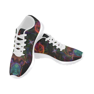 Boxer Glow Design 2 White Sneakers for Men - TeeAmazing