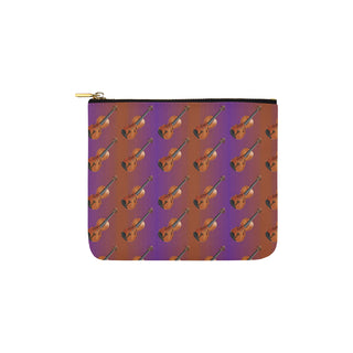 Violin Pattern Carry-All Pouch 6x5 - TeeAmazing