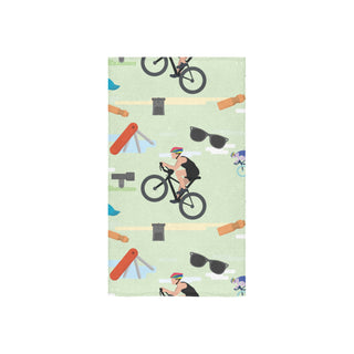 Cycling Pattern Custom Towel 16"x28" - TeeAmazing