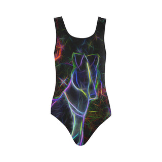 Greyhound Glow Design 3 Vest One Piece Swimsuit - TeeAmazing