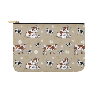 Cow Pattern Carry-All Pouch 12.5x8.5 - TeeAmazing