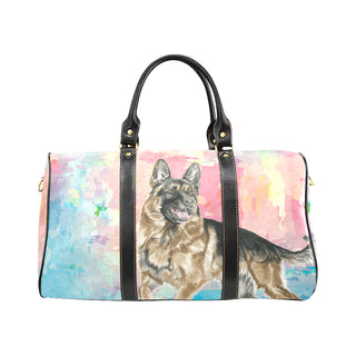 German Shepherd Water Colour No.2 New Waterproof Travel Bag/Large - TeeAmazing