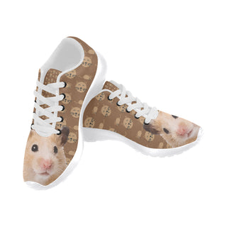 Hamster White Sneakers for Men - TeeAmazing