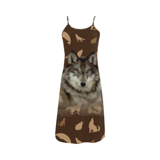 Wolf Lover Alcestis Slip Dress - TeeAmazing