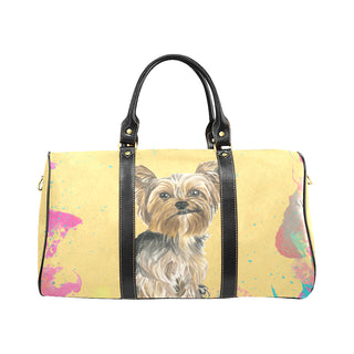 Yorkshire Terrier Water Colour No.1 New Waterproof Travel Bag/Large - TeeAmazing