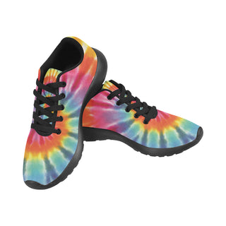 Tie Dye Black Sneakers for Men - TeeAmazing