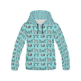 Dalmatian Pattern All Over Print Hoodie for Women - TeeAmazing